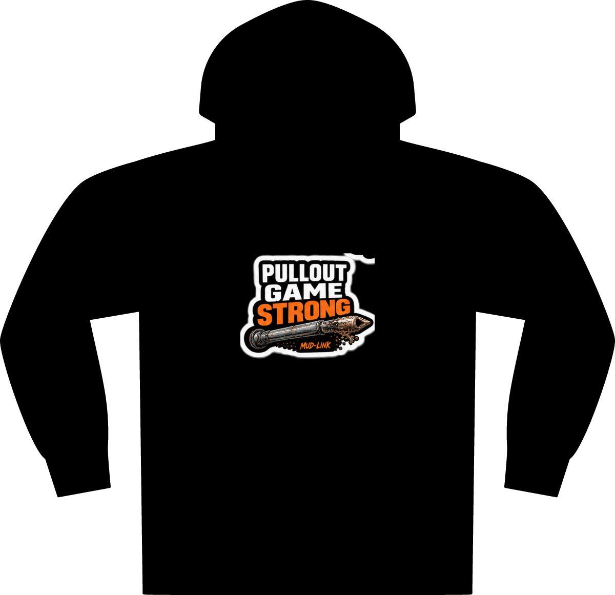 Pullout Game Strong Hooded Work Tee in Black