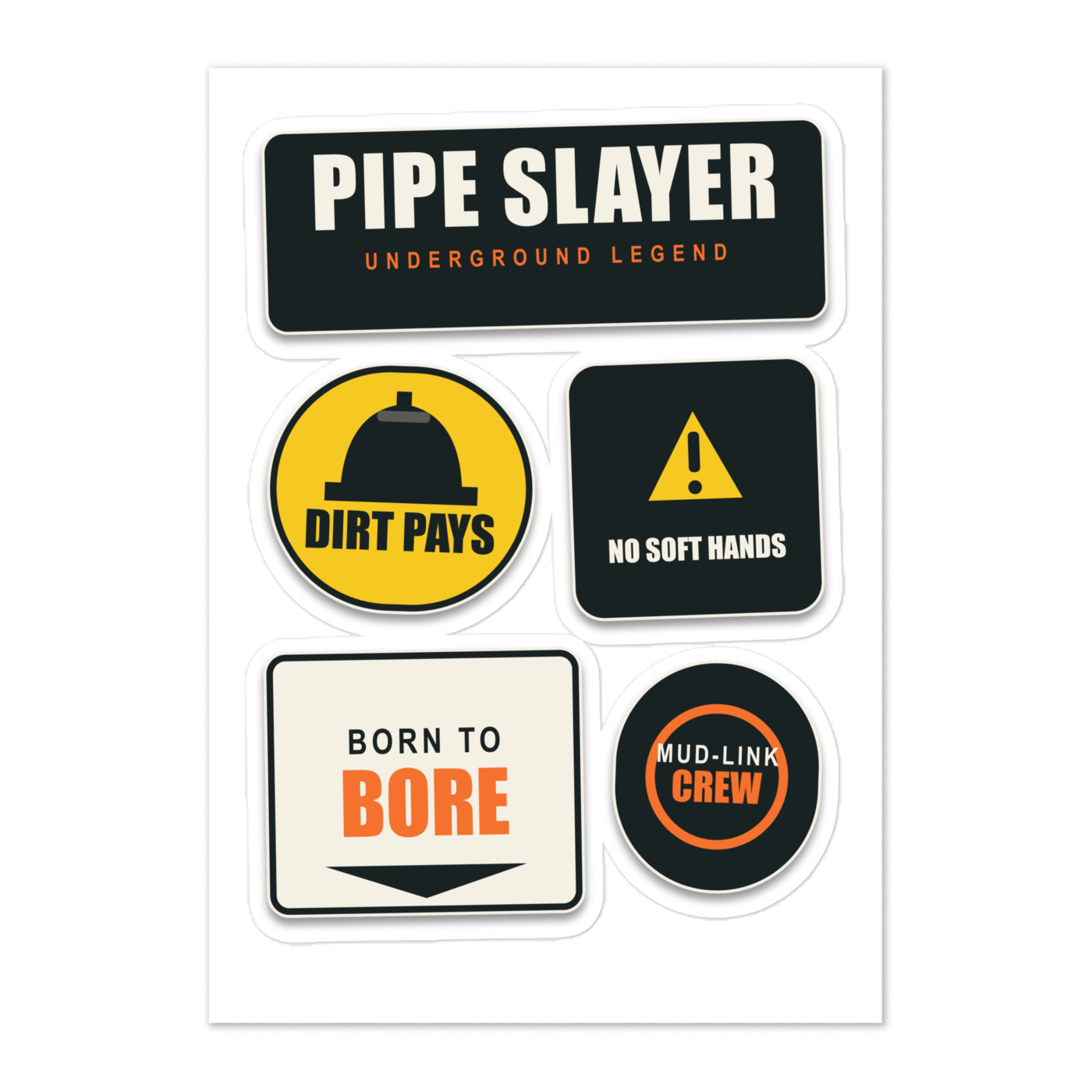 Pipe Slayer Sticker Sheet